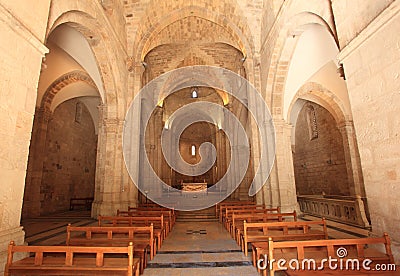 Interior of the Church of St. Anne, Jerusalem Stock Photo